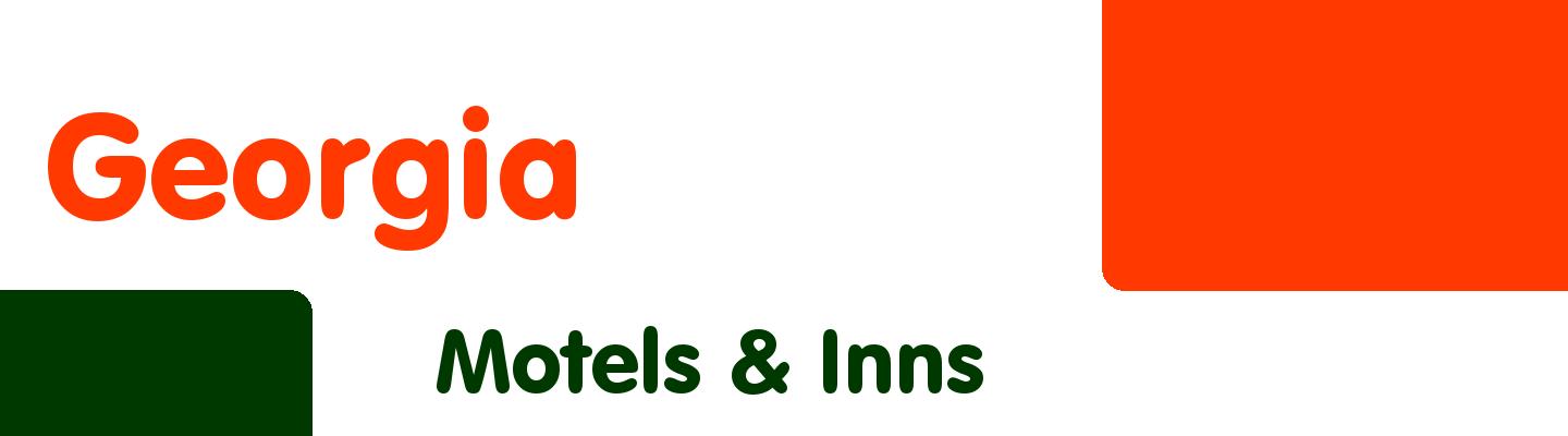 Best motels & inns in Georgia - Rating & Reviews